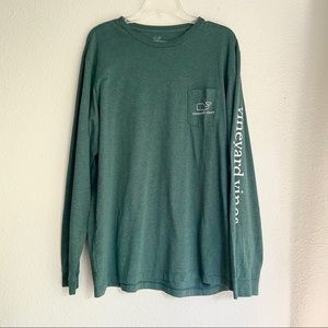 Vineyard Vines Green Long Sleeve T-Shirt